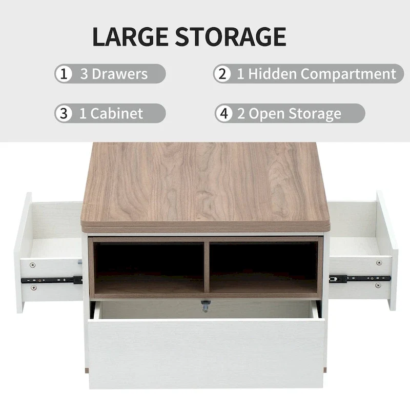 Modern Lift Top Coffee Table