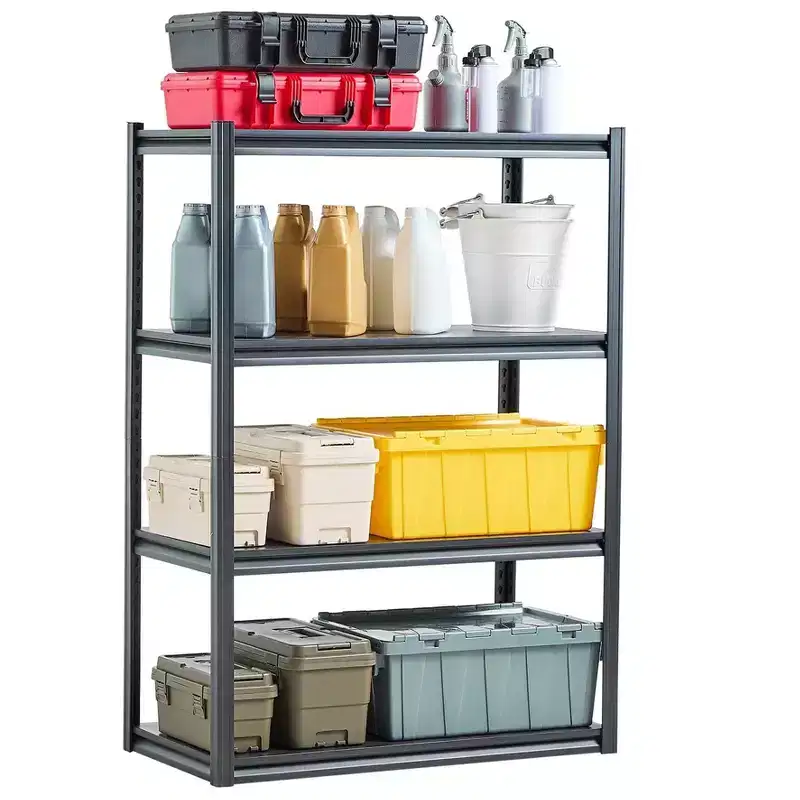 Storage Shelves 20 D x 40 W x 57 H 4 Tier Garage Storage Shelving Heavy Duty Portable