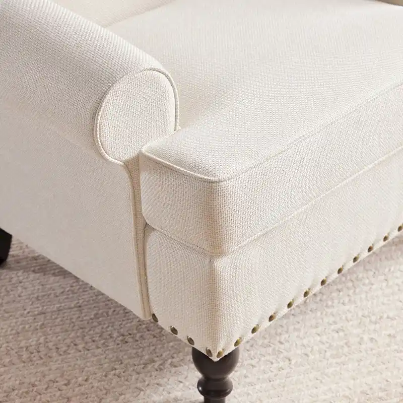 Huimo Modern Nailhead Accent Chair Arm Chairs Set of 2