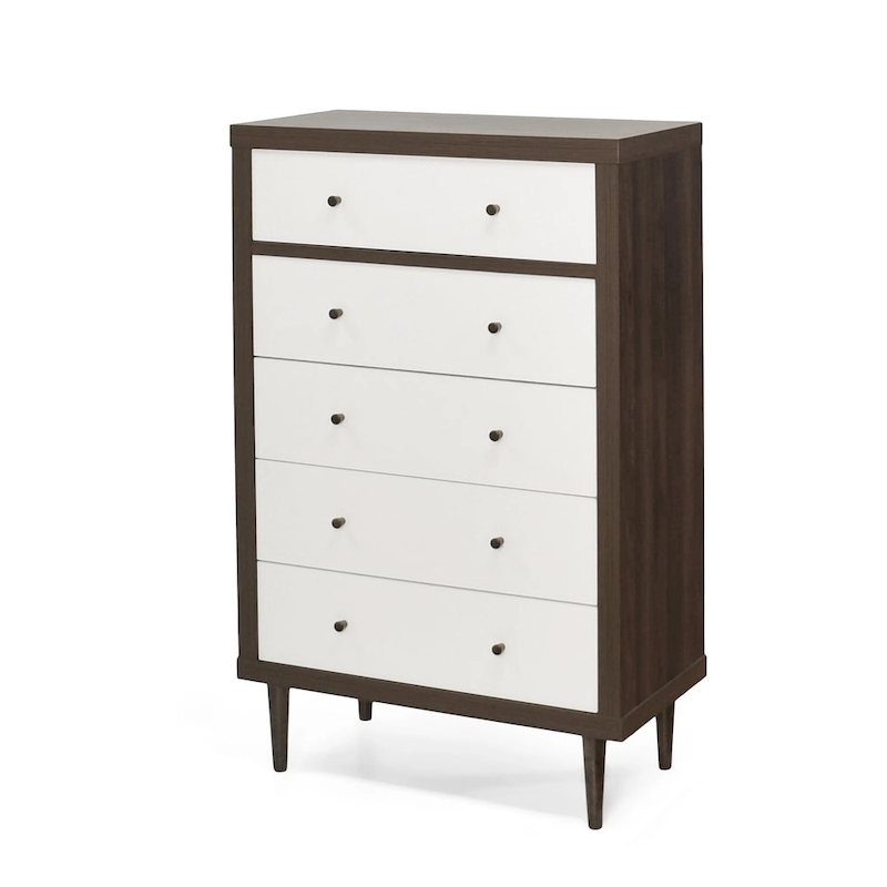 Nystrom Mid Century Modern 5 Drawer Dresser by Christopher Knight Home