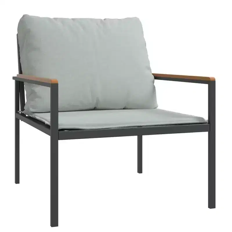 vidaXL Garden Lounge Set Anthracite, Light Grey