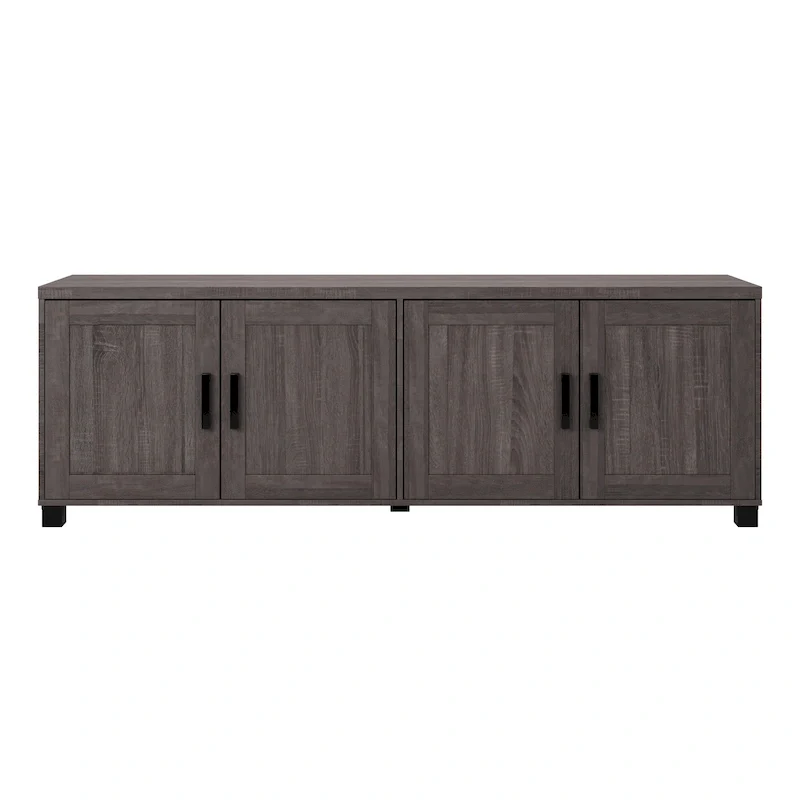 71-Inch Wide TV Stand with Storage Doors, TVs up to 85