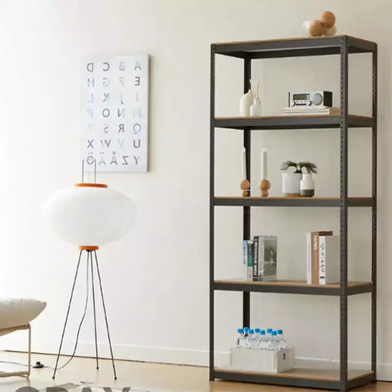 5-Tier Storage Rack, Garage Heavy Duty Metal Storage Shelving, Adjustable 5 Tier Storage Shelves for Kitchen, Basement, Garage 23.6x15.7x47.2in