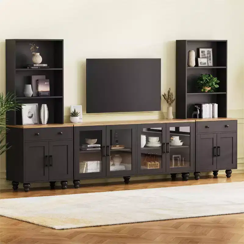 Farmhouse TV Entertainment Center Up to 70