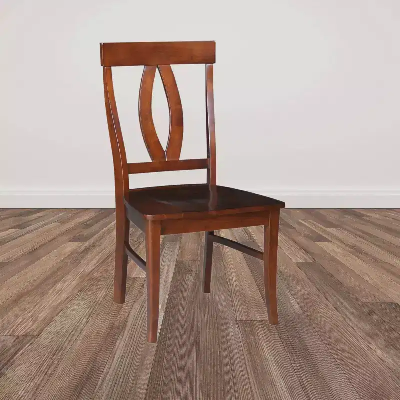 Set of 2 Cosmo Verona Splat Back Chairs Espresso - International Concepts