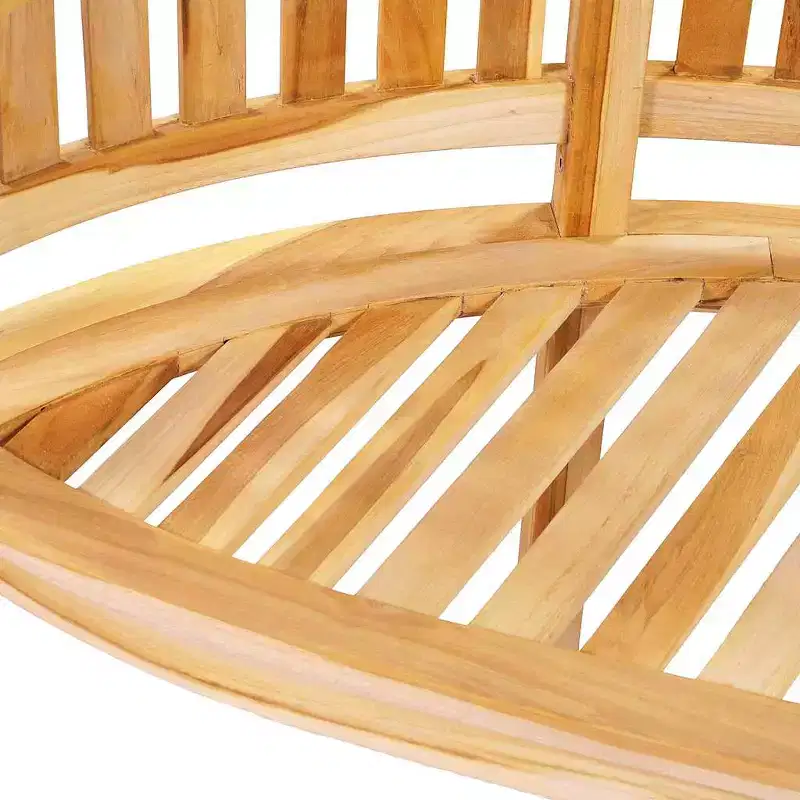Garden Bench Natural Teak Solid Teak Wood Large Durable