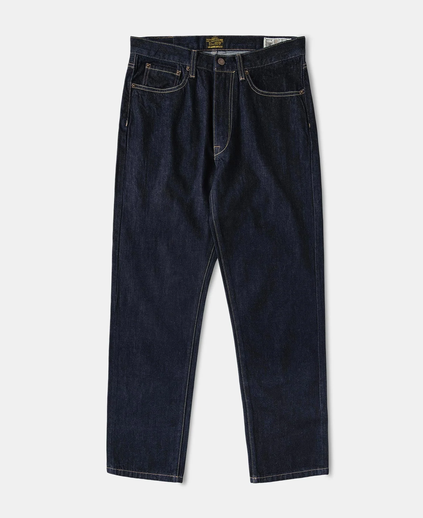13.2 oz Embroidered Pocket Denim Jeans - Prewashed