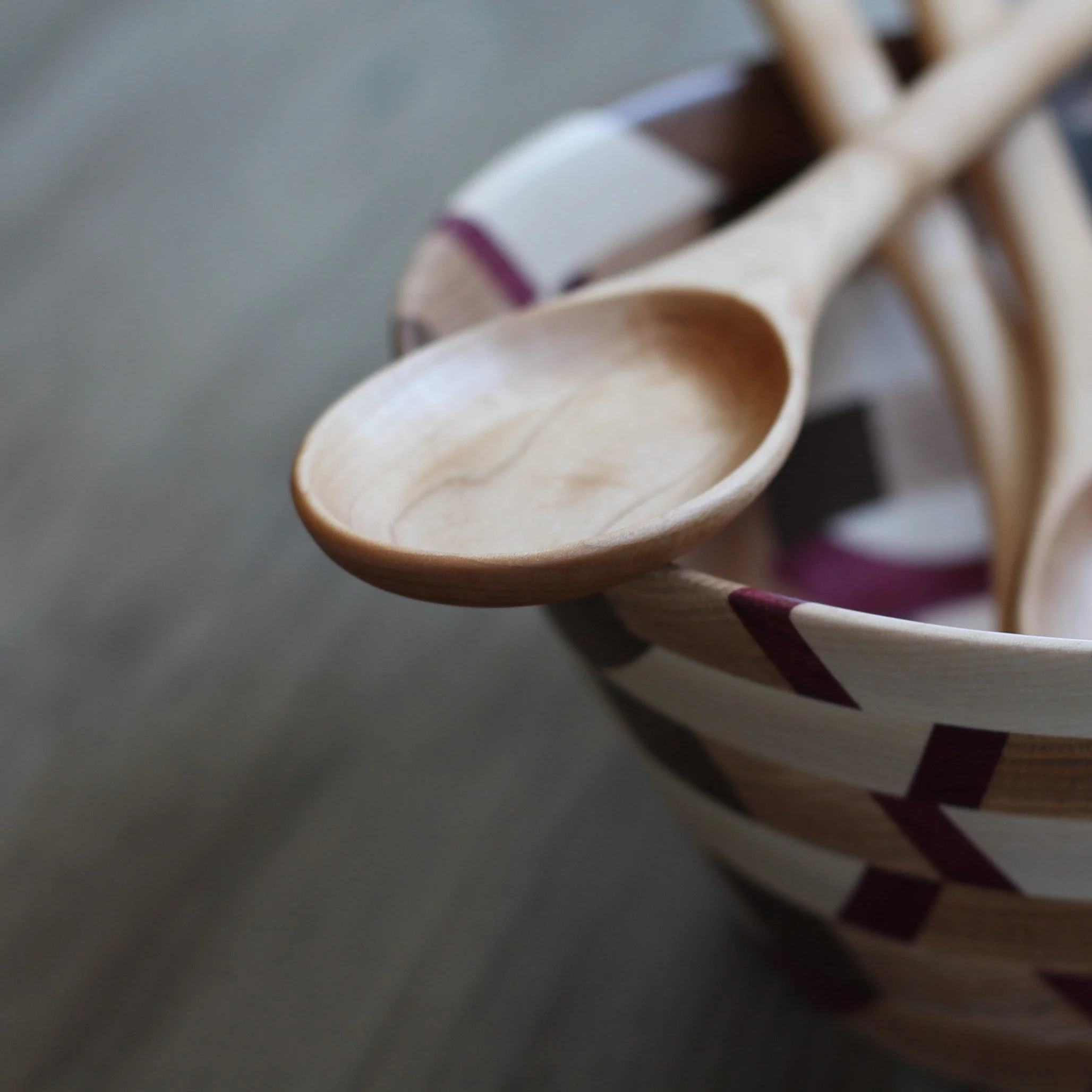 Handmade Wooden Long Spoon
