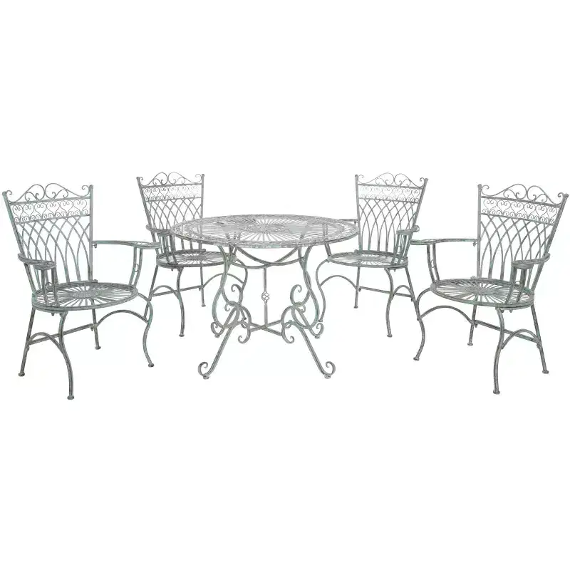 Thessaly 5 Piece Patio Set - Indoor/Outdoor - PAT5003 - Safavieh