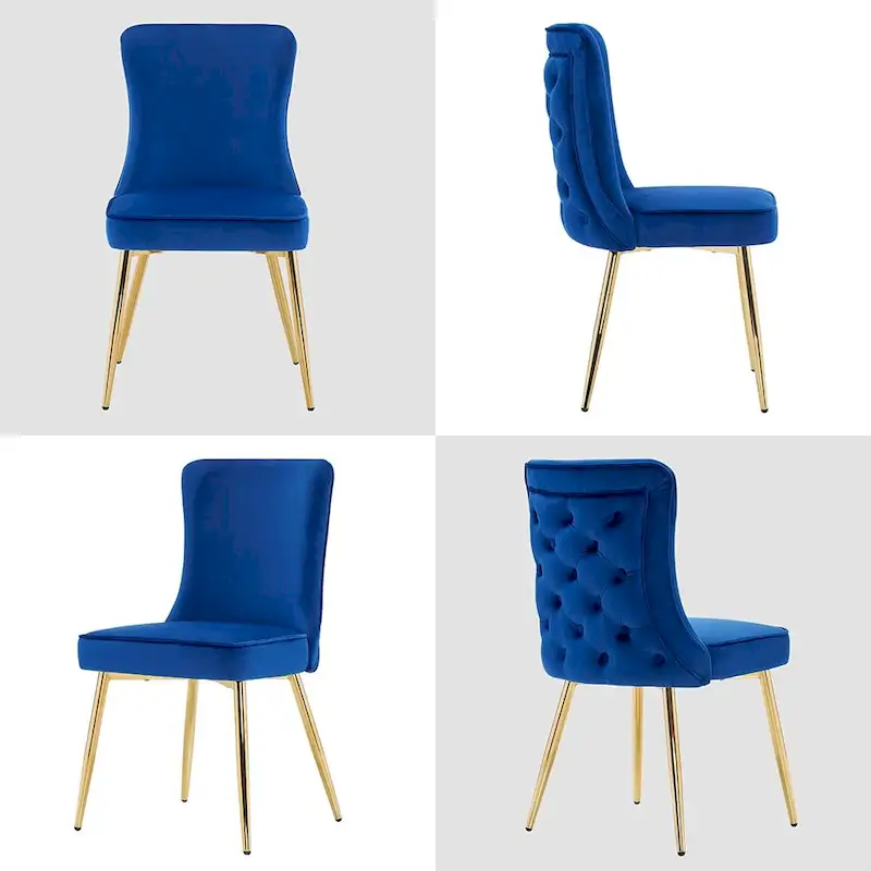 Ivinta Tufted Button Back Room Chair Set of 2
