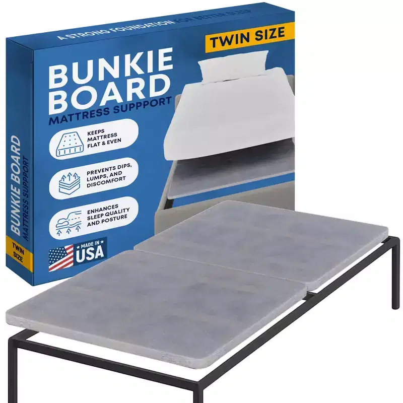 Continental Sleep 1.5-Inch Split Fully Assembled Bunkie Board for Mattress/Bed Support