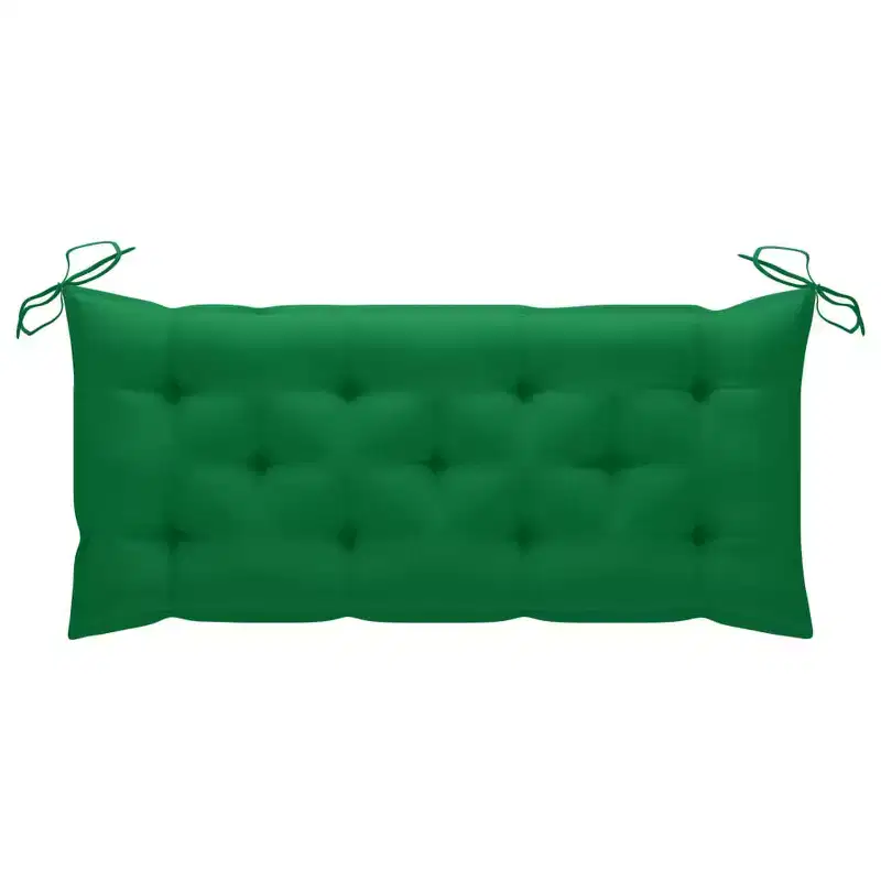 Garden Bench Bamboo Bamboo, Polyester Medium Garden Bench