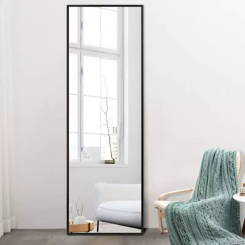 Dovelina Metal Framed Rectangular Full Length Mirror Large Wall Mirror