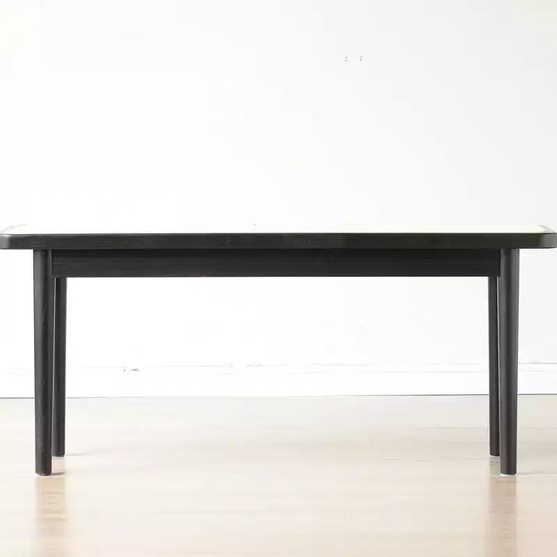 GDFStudio Tiffany Oak Solid Wood 40 Dining Bench with Rattan Seat