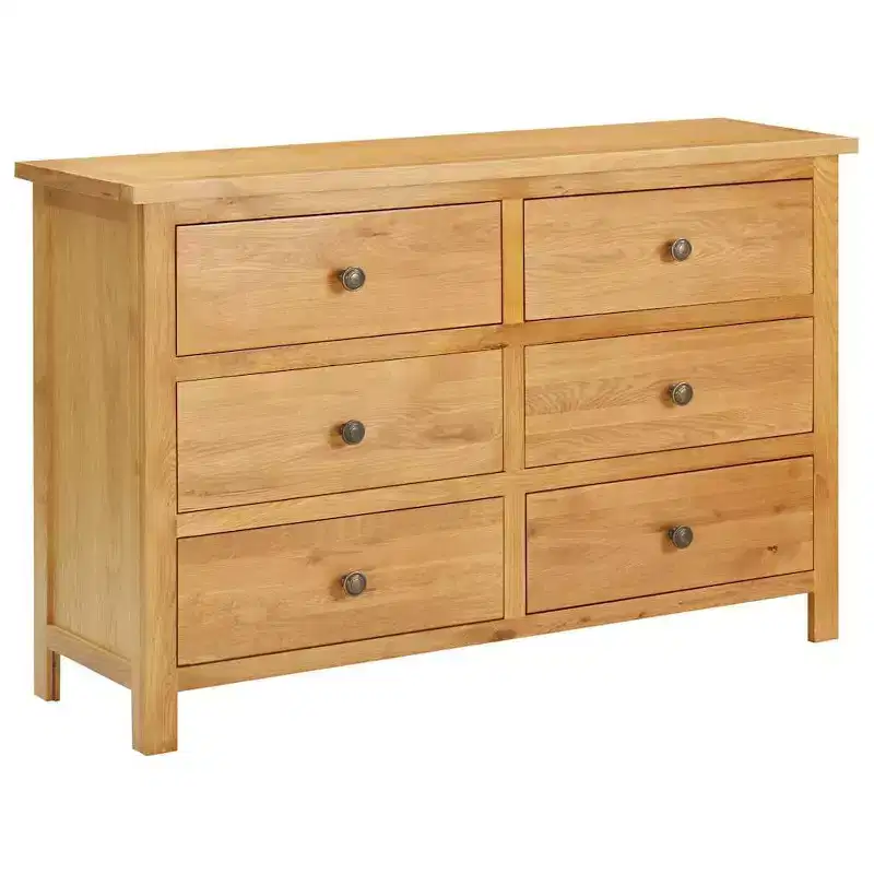 vidaXL Chest of Drawer Natural Oak