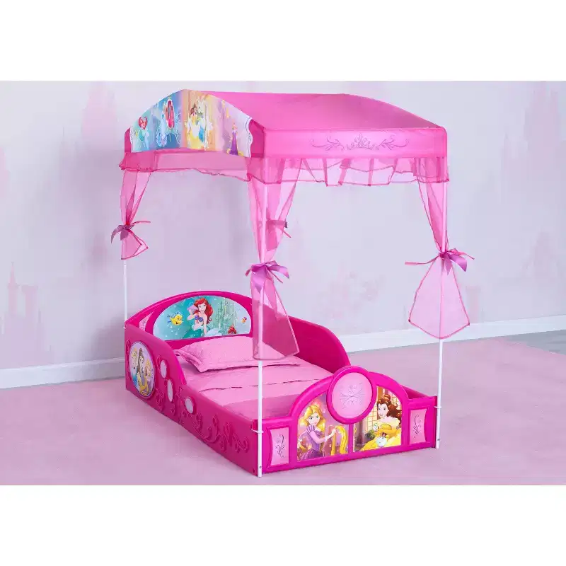 Sleep and Play Toddler Bed with Canopy