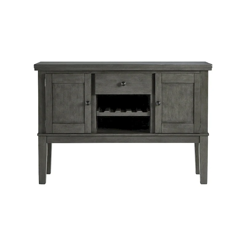Antique Gray Dining Room Server - 56W x 18D x 39H