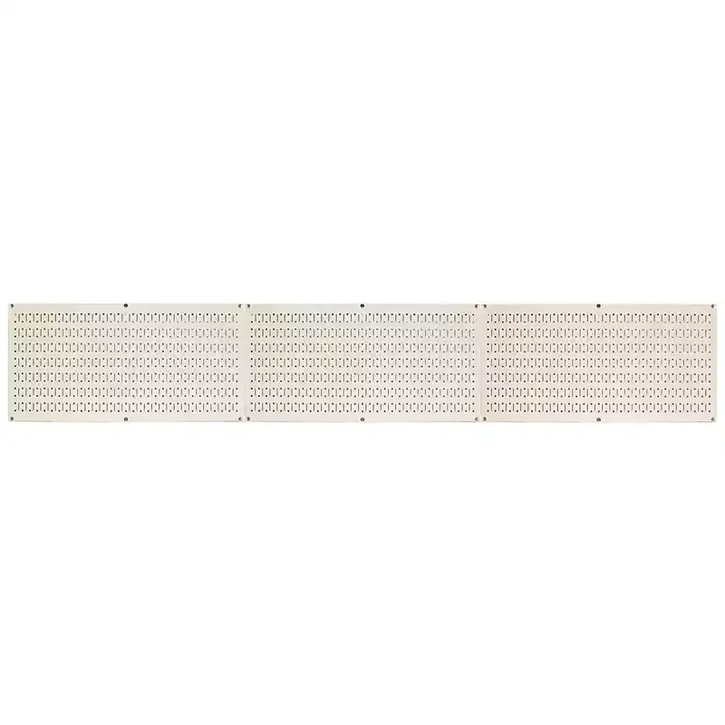 32 x 16 Horizontal Metal Pegboard Tool Organizer for Garages and Sheds with Mounting Brackets