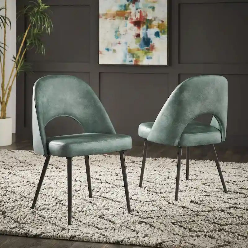 Presley Upholstered Dining Chairs (Set of 2) by iNSPIRE Q Modern