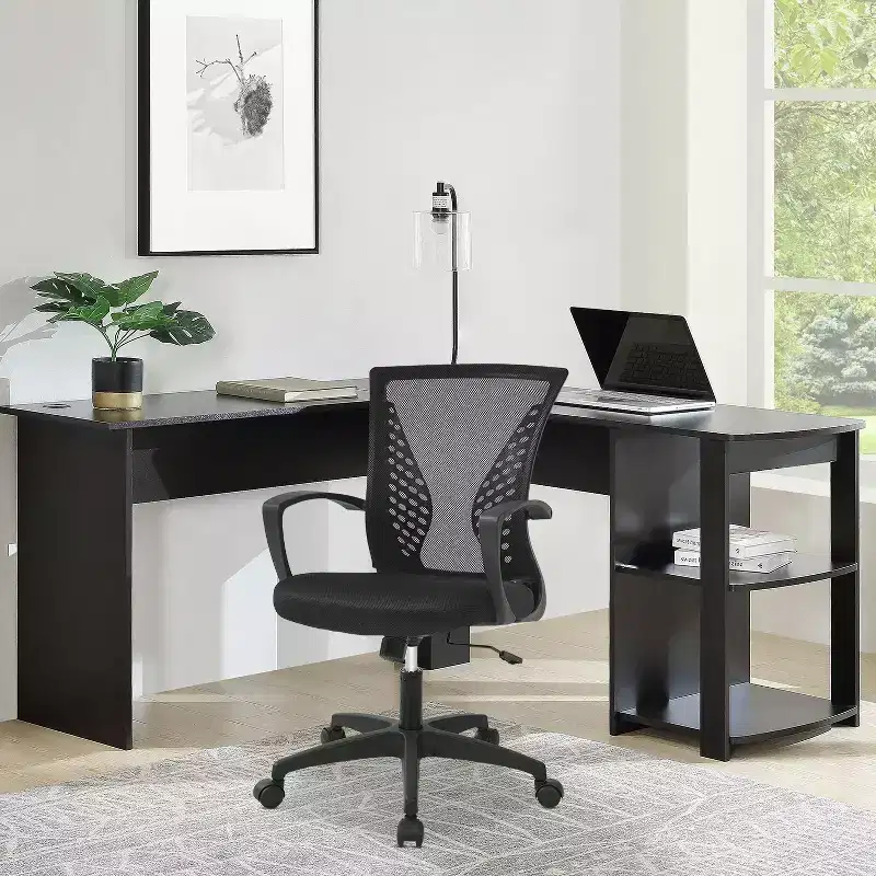 BestMassage Mesh Office Chair Computer Desk Chair Executive Chair with Height Adjustable Seat and Breathable Backrest