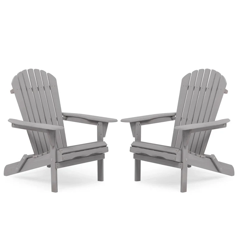 Outdoor Patio Bar Table Set, Table and Chairs Set of 5 Bar Table & Stools Set with Tall Adirondack Chairs Set for 4
