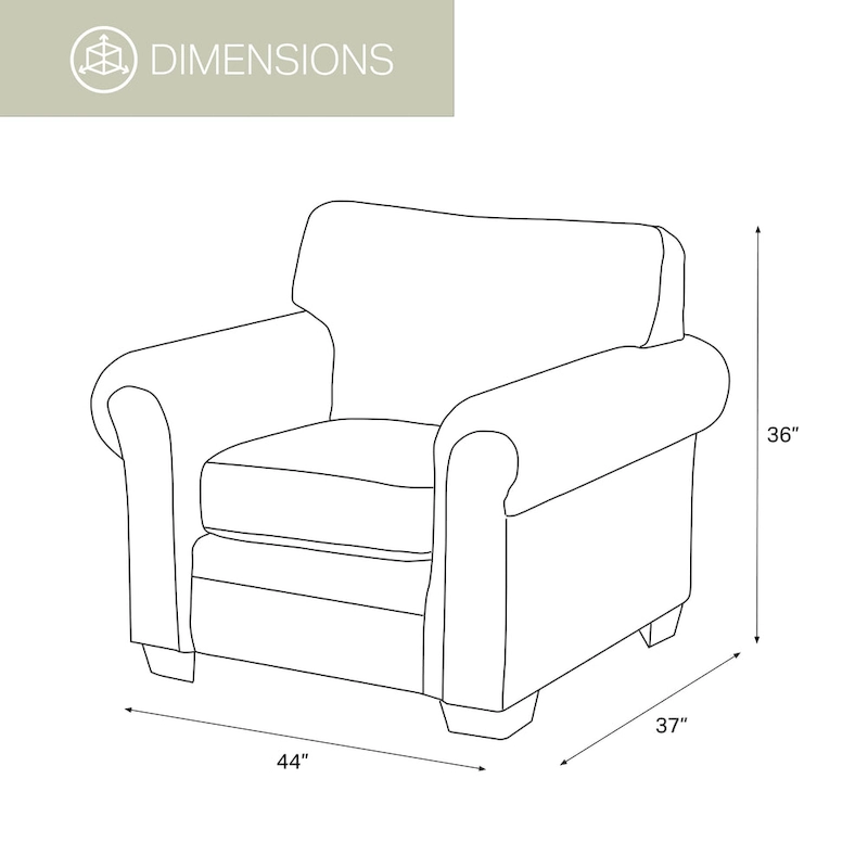 American Furniture Classics Model 8501-00-60 Alpine Lodge Arm Chair with Matching Ottoman