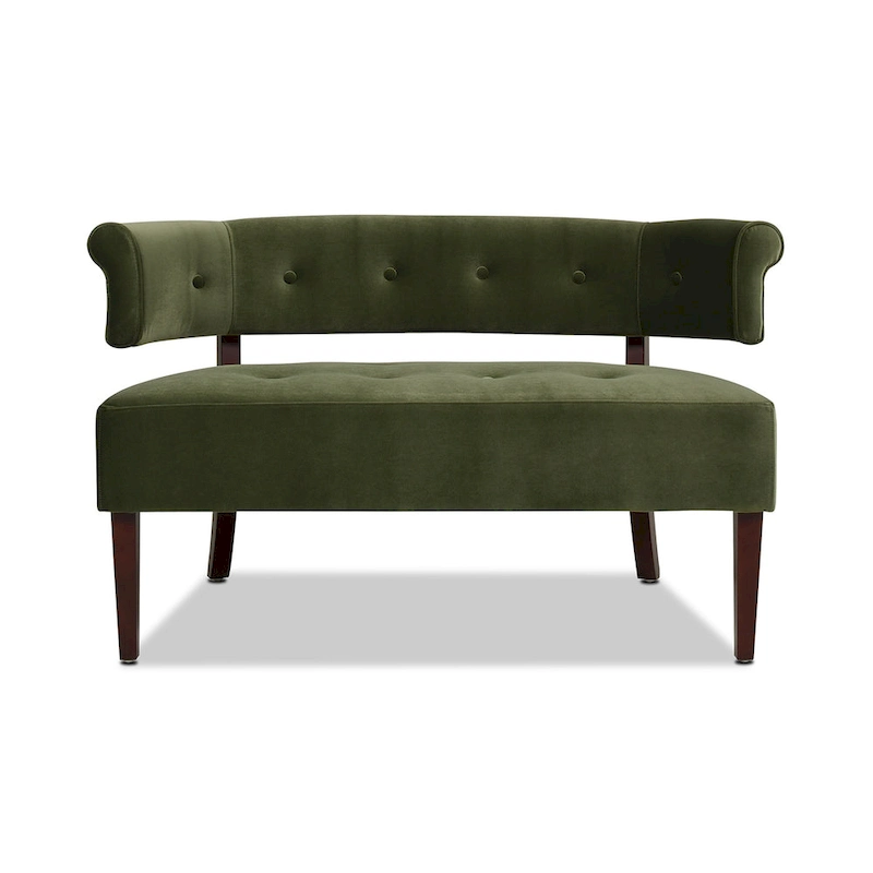 Jared 51 Modern Recessed Arm Tufted Bench Settee