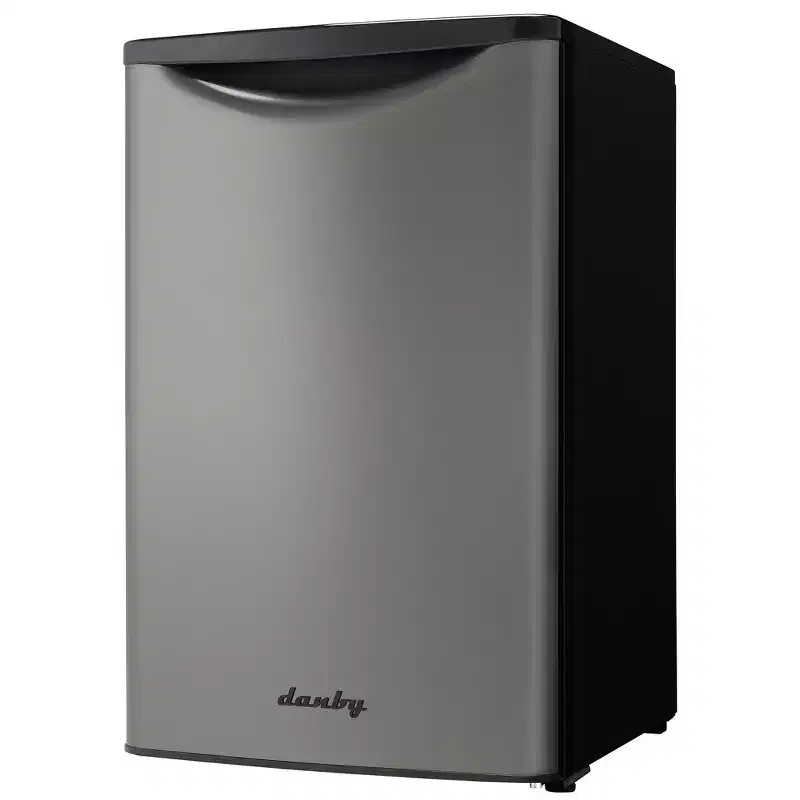 Danby 4.4 cu. ft. Contemporary Classic Compact Refrigerator in Black Stainless Steel DAR044A8BBSL