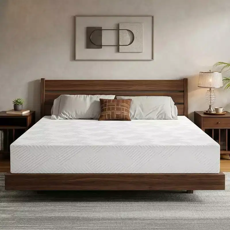 Dyonery 10 Inch Memory Foam Mattress,Medium Firm Support,Cool Gel & Back Pain Relief,Removeable Fiberglass Free Cover,CertiPUR-US Certified
