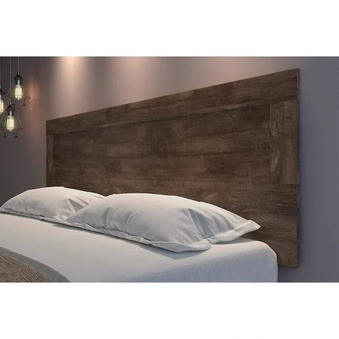 MDF Wood Wall Mount Panel Headboard for King and Queen Bed