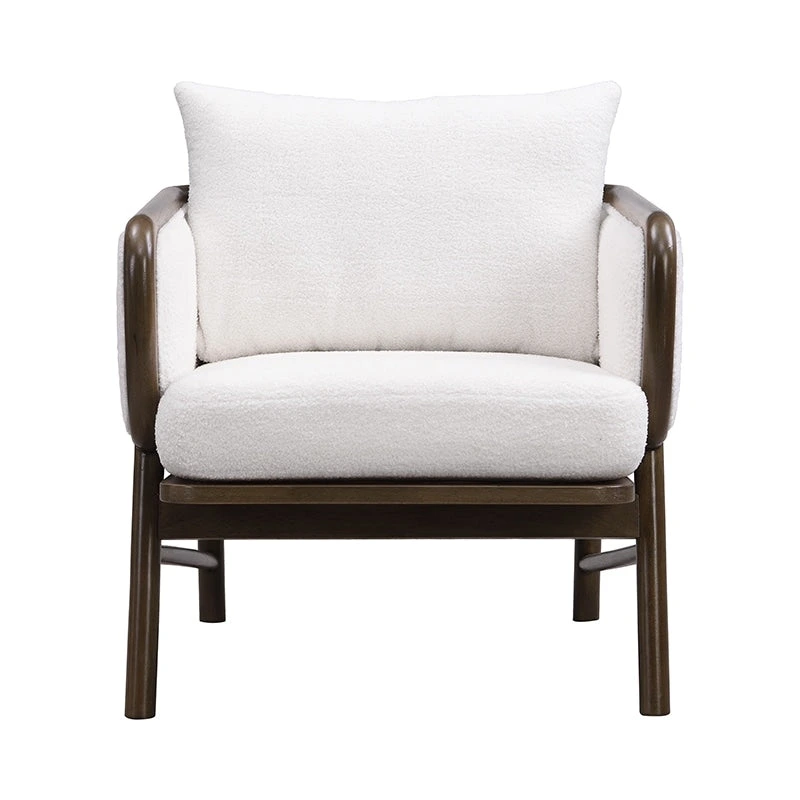 Sherpa Fabric Accent Chairs (Set of 2)