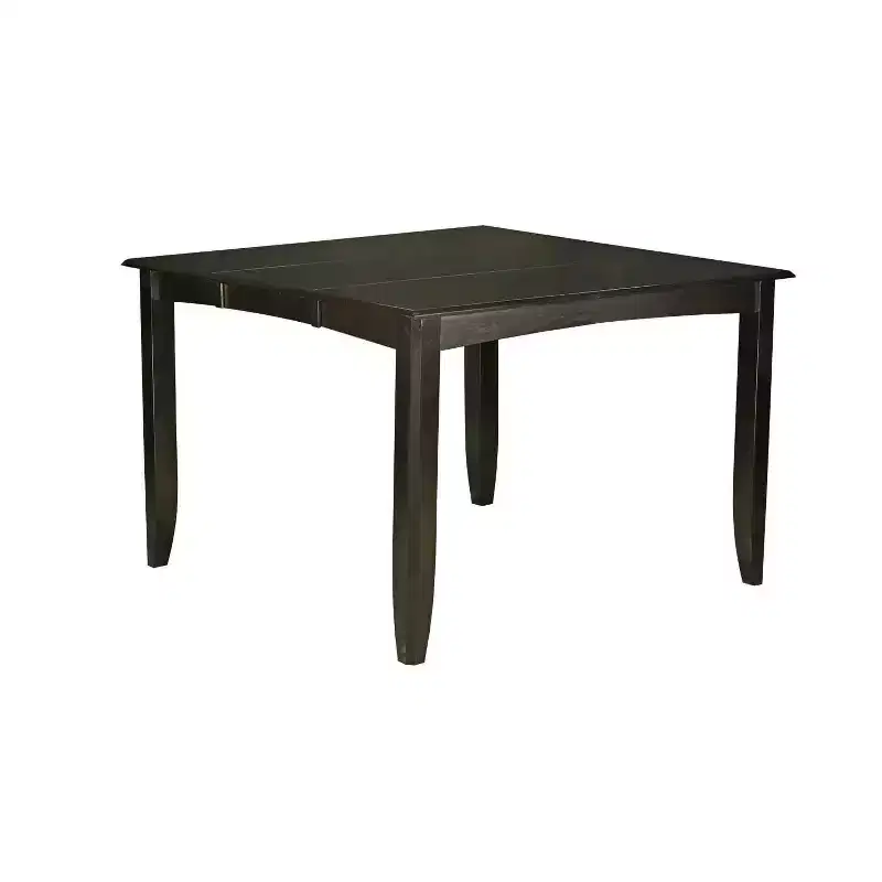 FAT-CAP-T Fairwinds Gathering Counter Height Dining Square Table With Butterfly Leaf Cappuccino