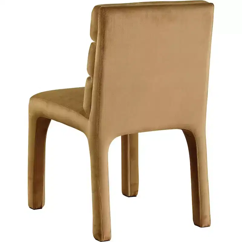 Meridian Furniture Kai Saddle Velvet Dining Chair, Set of 2
