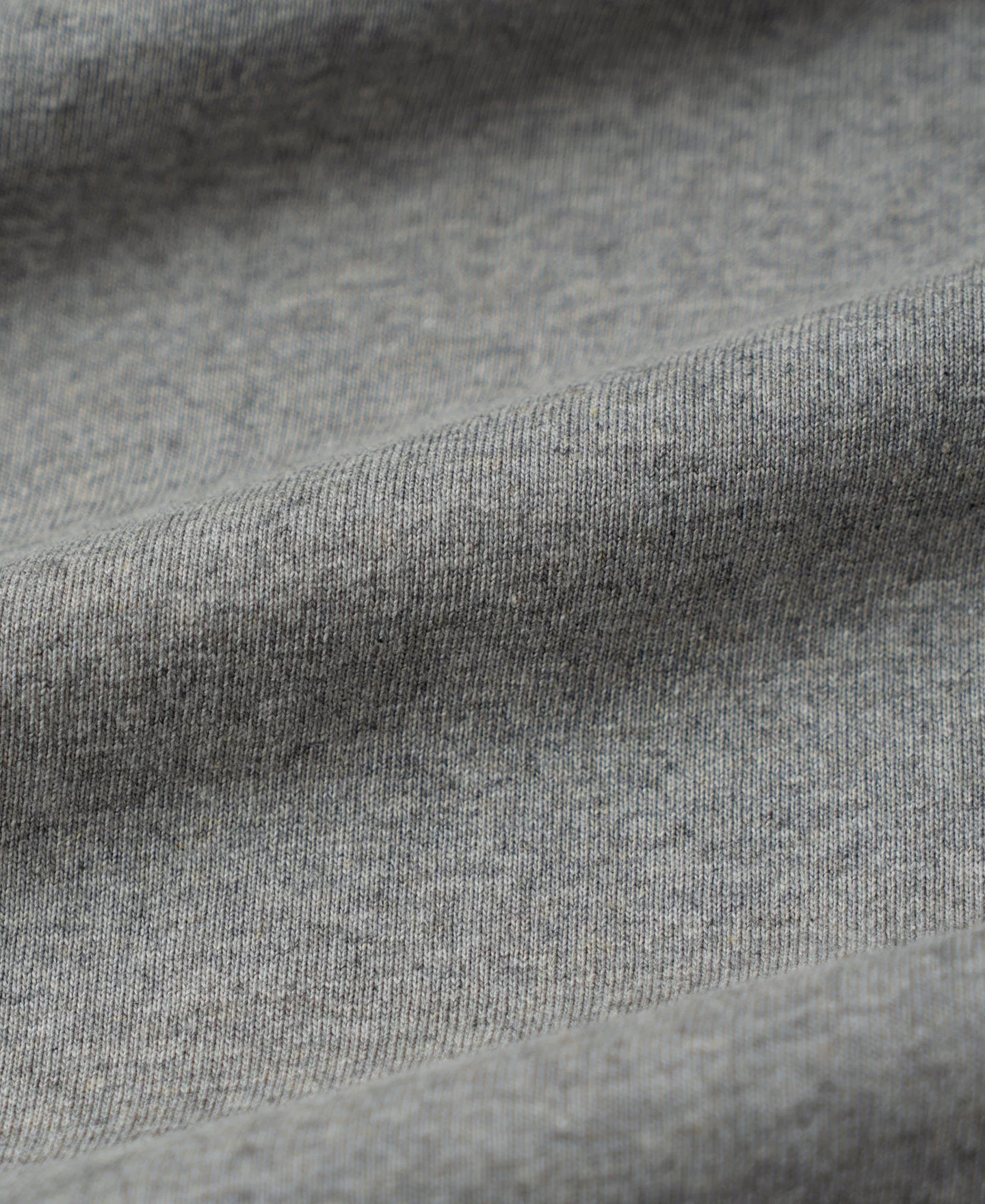 1950s V-Gusset Cotton T-Shirt - Heather Gray