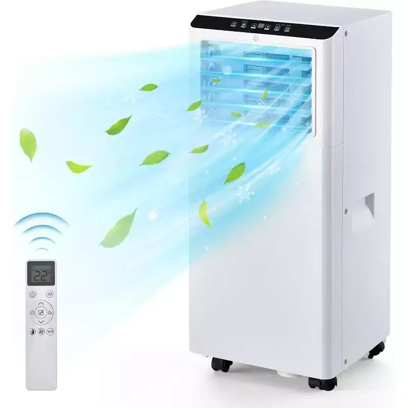 Garvee 8000 BTU AC Unit with Cool/Dehumidifier/Fan for Room, Office, White