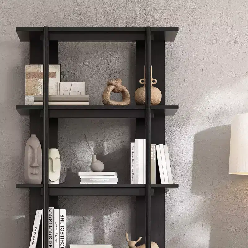 Christopher Knight Home Trundle Modern 4-Tier Acacia Wood Display Bookshelf