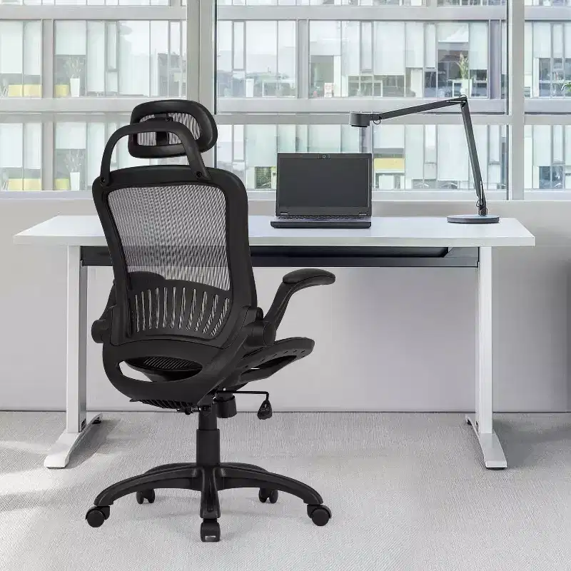 FDW Office Chair High Back Swivel Mesh Desk Chair with Adjustable Height