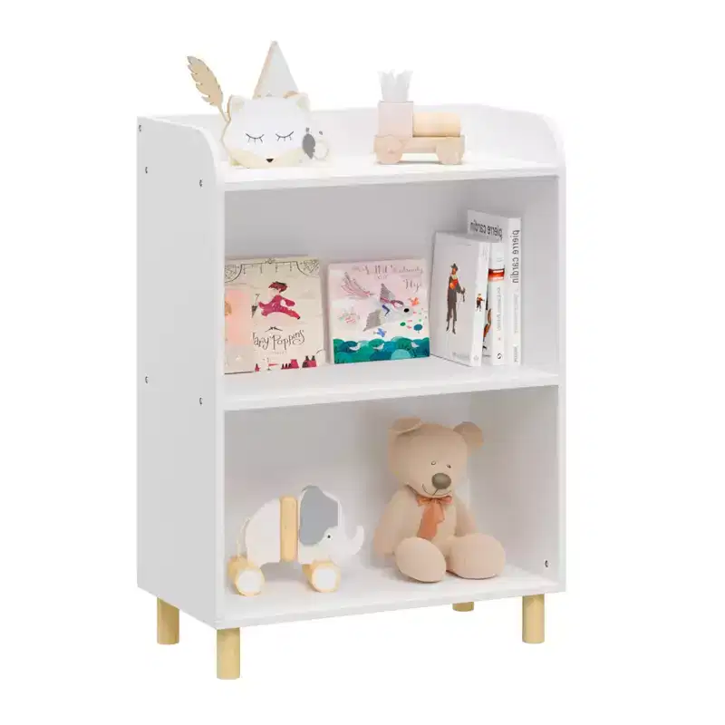 Kids 4-Tier Bookcase, Children's Book Display, Bookshelf Toy Storage Cabinet Organizer,Modern children's bookcase for Children's Room, Nursery