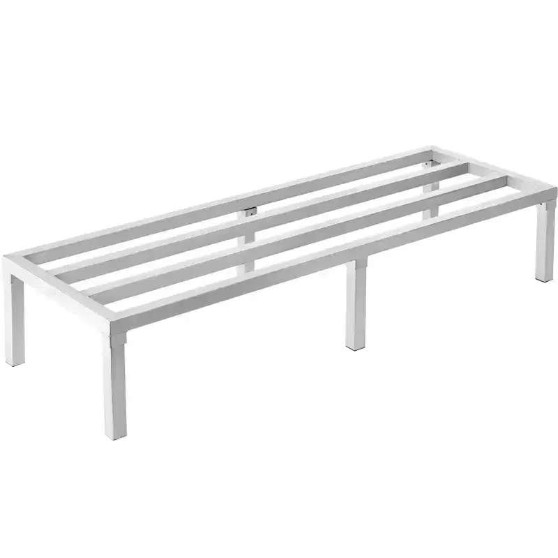 Aluminum Dunnage Rack, 60 x 20 Commercial Food Floor Rack, 12