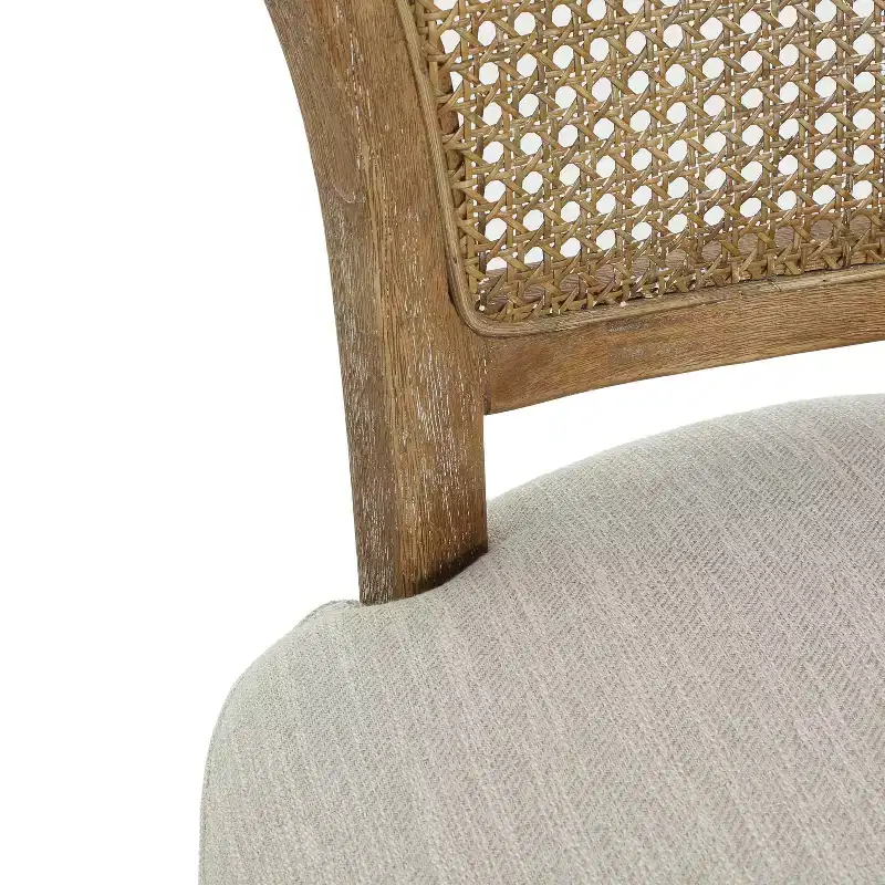 MAYEERTY Accent Chair with Legs, Upholstered Armsless Chairs Set of 2