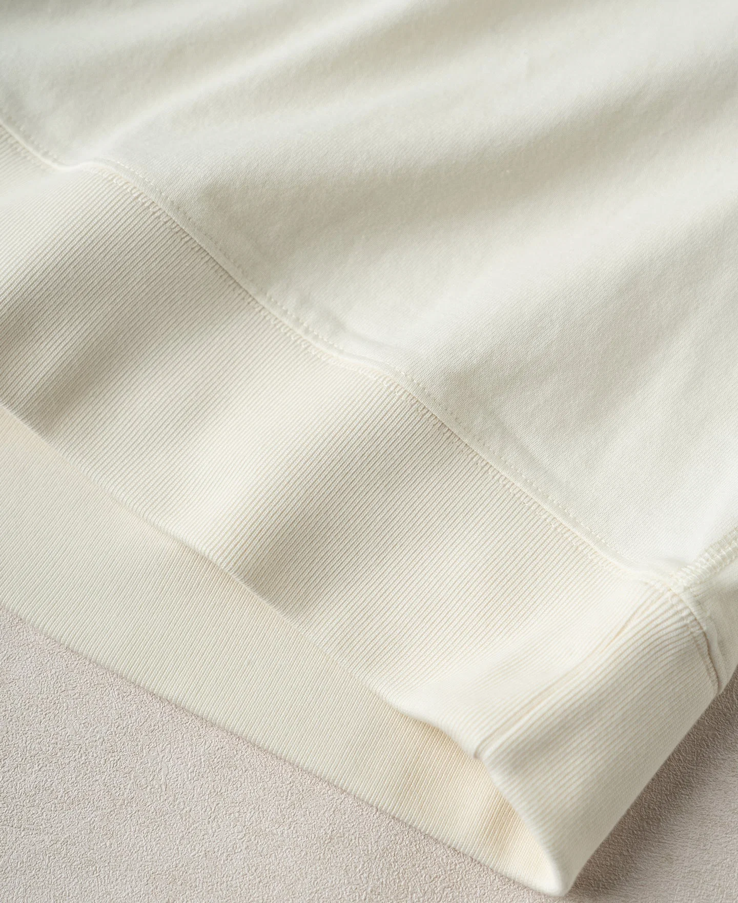 1950s V-Gusset Cotton T-Shirt - White