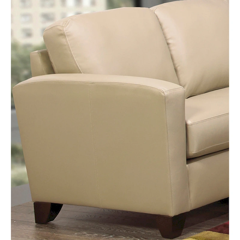 Bryce Italian Top Grain Leather Sofa, Loveseat and Chair Set