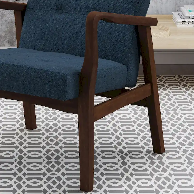 Brayden Mid-century Fabric Club Chair by Christopher Knight Home