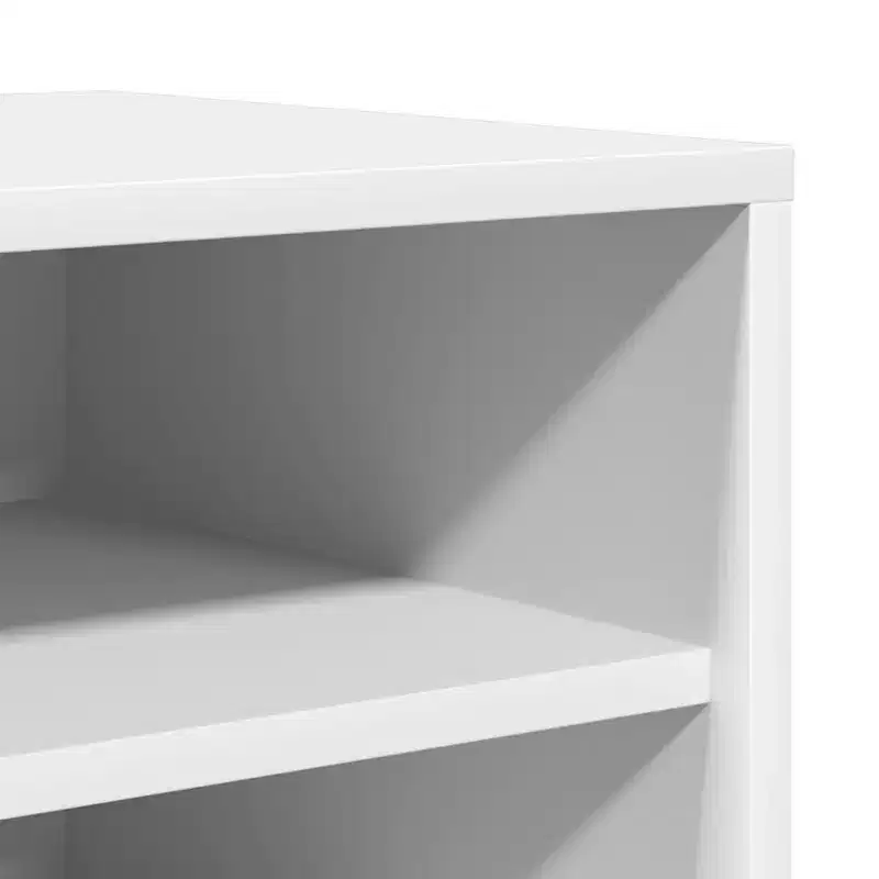 vidaXL Shoe Cabinet White Engineered wood Medium Shoe Cabinet