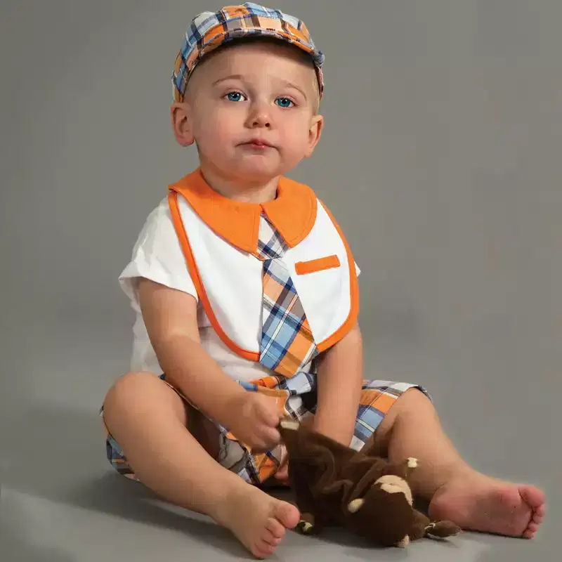 Pavilion Gift Company - Orange Soda - Boxer Shorts (6-12 Months) - Shorts