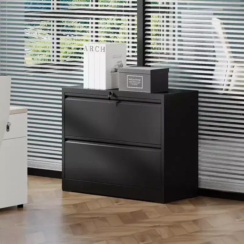 Modern Tall Heavy-Duty Metal Filing Cabinet with Lock Drawers,Storage Organizer File Cabinet for Home Office,Beside Desk