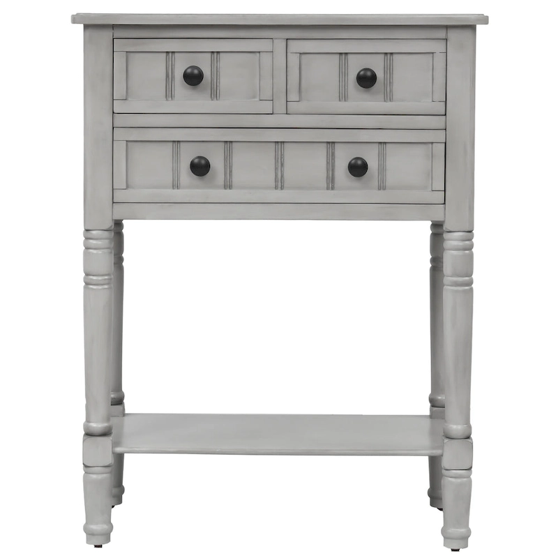 Copper Grove Colby 3-drawer Console Table with Bottom Shelf