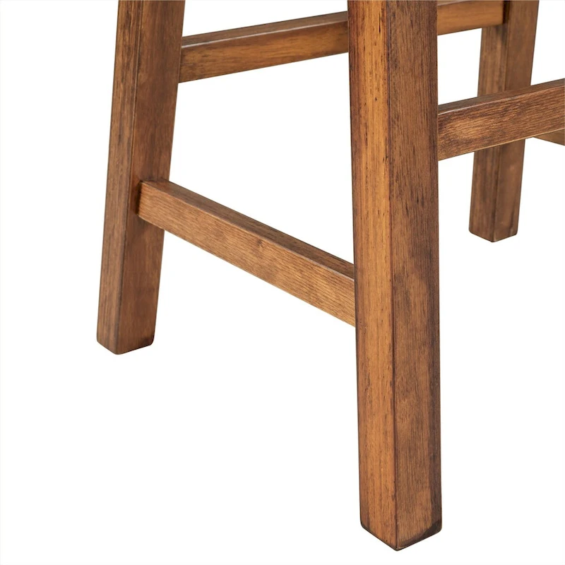 Wood Rustic 3-piece 45 Stationary Kitchen Island Set