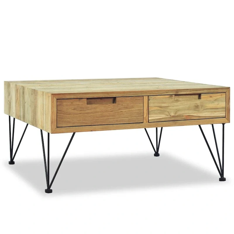 Coffee Table 31.5x31.5x15.7 Solid Teak