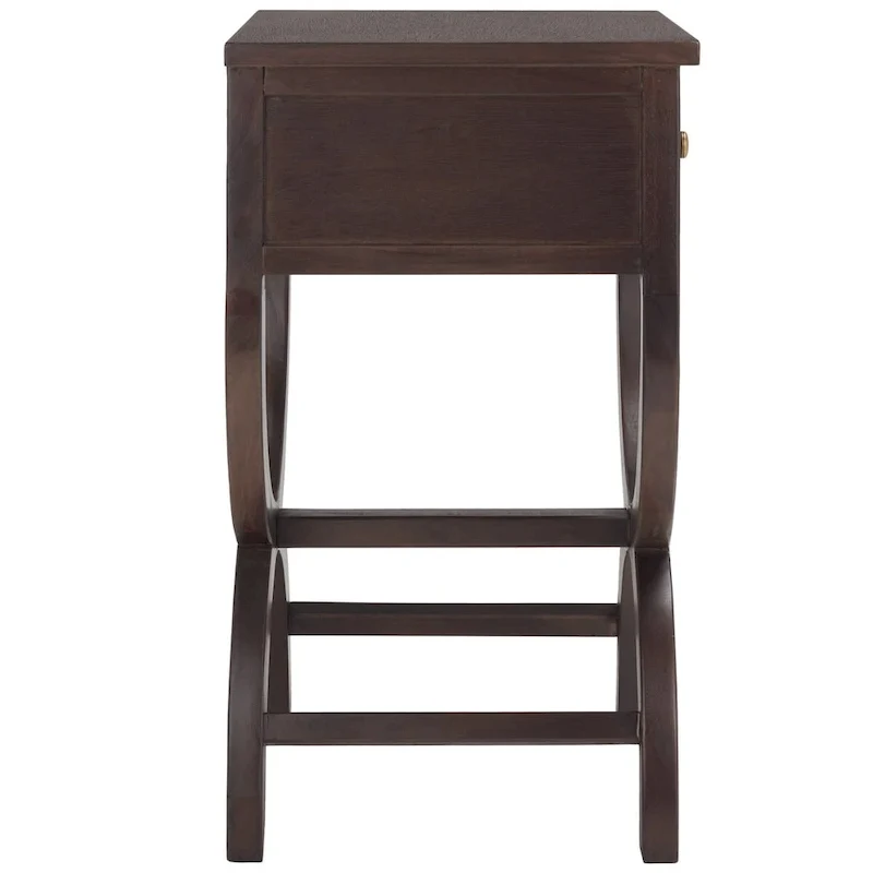 SAFAVIEH Liller 1-Drawer Accent Table Nightstand (Fully Assembled) - 18 W x 15 D x 27 H - 18Wx15Dx27H
